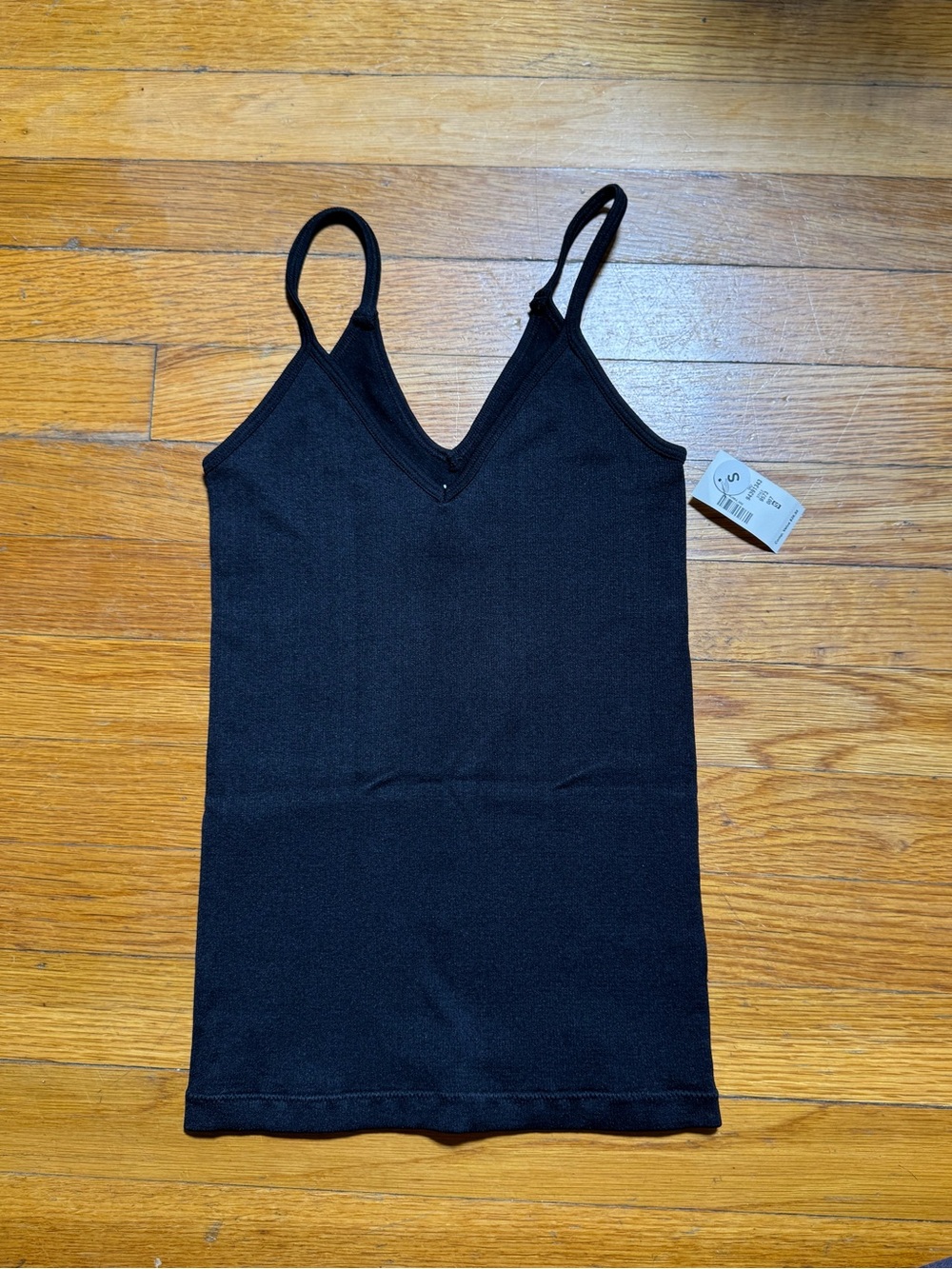 Aeropostale Black V-Neck Slim Cami Tank